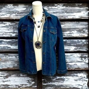 Jones New York  Jacket Dark Blue Denim Jacket